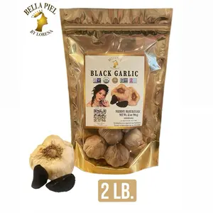 BP 2lb Black Garlic 100% USDA Organic grown and fermented here in the USA delicious and tasty  Xl heads excellent  Flavor
