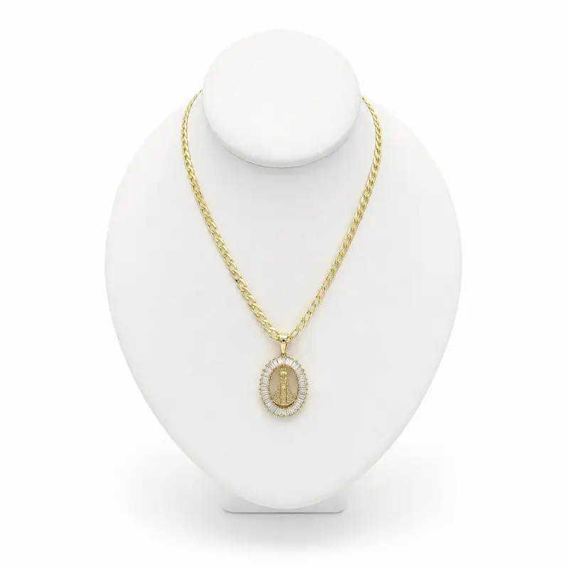 N26 Caridad del Cobre Necklace- Gold Plated 14k