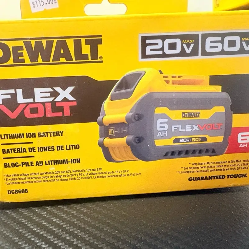 FLEXVOLT 20V/60V MAX Lithium-Ion 6.0Ah Battery Pack
