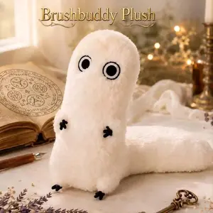 Brushbuddy Plush, Witch Hat Atelier Plushie, Anime Stuffed Animal, Cute Kawaii Magic Creature, Tongari Boushi Manga Gift