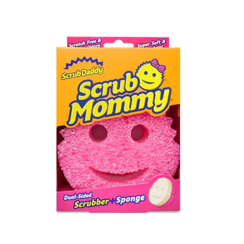 Scrub Mommy (1ct) Dual-sided Scrubber and Sponge made from ResoFoam and FlexTexture