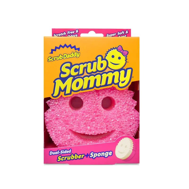 Scrub Mommy (1ct) Dual-sided Scrubber and Sponge made from ResoFoam and FlexTexture