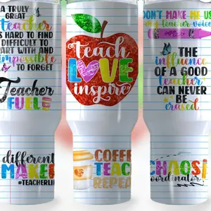 Teacher Tumbler - Perfect for Christmas - Great for Teachers - Drinkware, Bottle