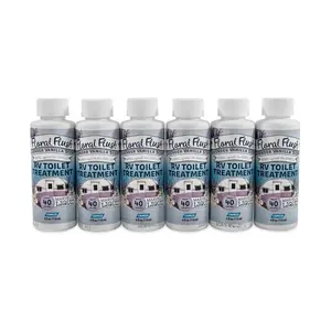CAMCO 41480 4oz Single-Dose Lavender-Vanilla Flower-Scented RV Toilet Bowl Cleaner, Household Bathroom Fixture Toilet Treatment, Toilet Bowl Cleaners