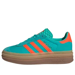 (WMNS) adidas Gazelle Bold 'Mint Rush Impact Orange' IG4386