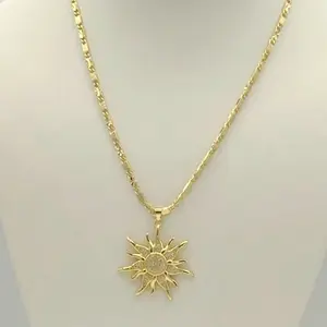 Rodriguezjewerly  # 1873 necklace (18 inches )with sun pendant