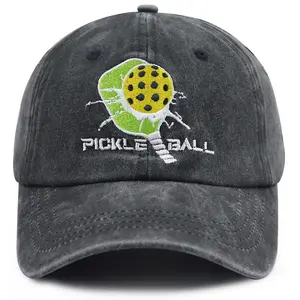 Pickleball Outfits for Women Men, Pickleball Accessories Baseball Cap, Cute Pickle Ball Paddles Hat, Christmas Birthday Gifts for Mom, Dad, Mama, Papa