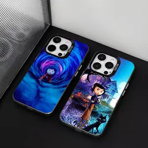 C-CoralineS Phone Case Protector Shockproof Hard Protective For iPhone 16 17 15 14 13 12 11 Pro Max Plus XS X Matte Colored Silver Cover