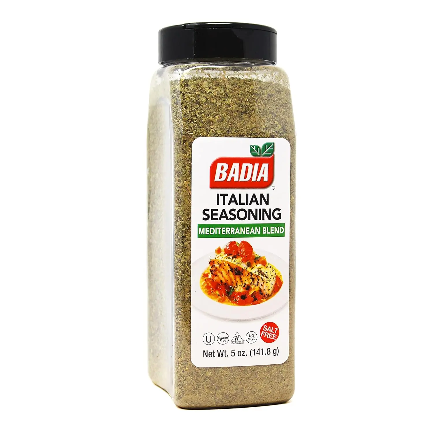 Badia Italian Seasoning Spice, 5 oz Mediterranean Herb Blend with Basil and Sage - Versatile Vegetarian Mix for Pasta, Pizza