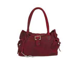 Free People Austin Shoulder Bag in Sandblast Red