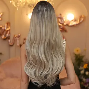 Synthetic Lace Front Hair Toppers, Multiple Styles Fluffy Curly Wavy/Straight Hairpieces for Daily Wear, Wavy Hairpieces for Versatile Use, Synthetic Curly Wavy, Wavy Synthetic Hairpieces