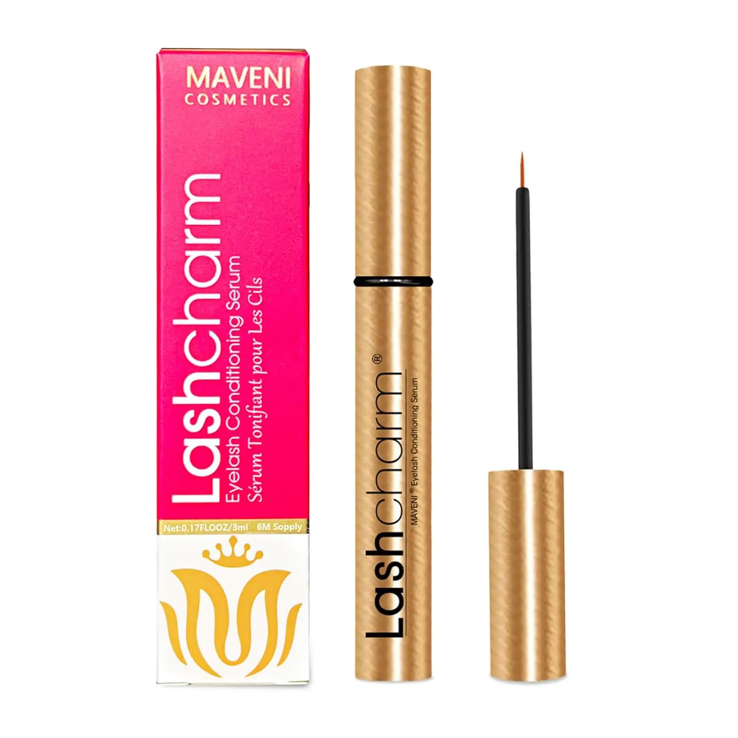 MAVENI Lash Enhancing Serum, Women's Advanced Cosmetics, Eyelash Growth Serum, Promote Longer, Fuller, and Denser Eyelashes, Fast and Effective (3ml)