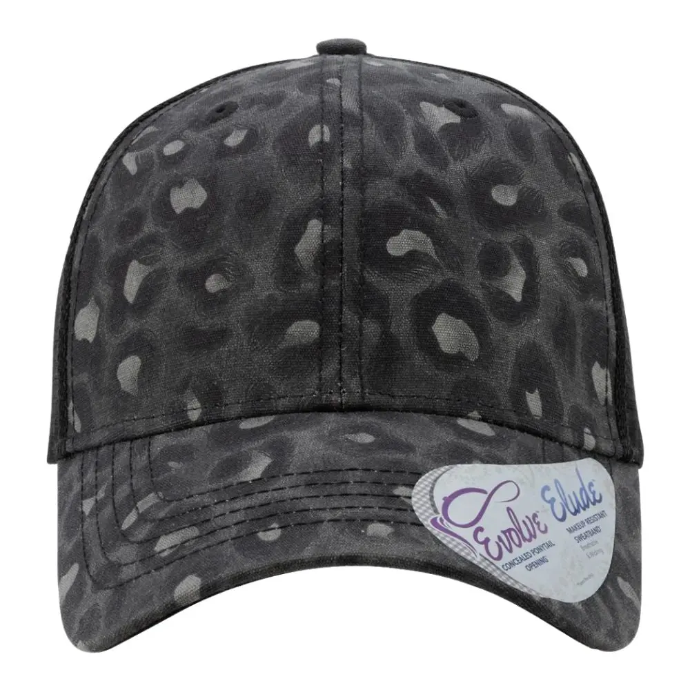 Ponytail - Black Leopard / Black