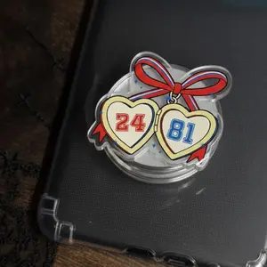 Love Heated Rivalry  Hockey Phone Grip, Enemies to Lovers, Ilya & Shane Bookish Grip, Gift For Fans pop socket sticky magnetic mount TV Inspired Wireless Foldable Mag-Safe Holder