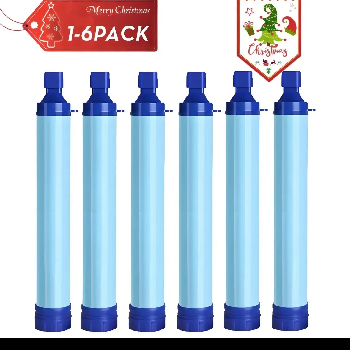 Outdoor Emergency Water Straw Filter for Safe Drinking - Portable and Lightweight