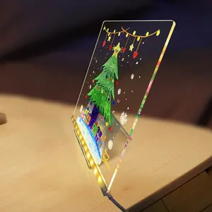 Portable Erasable LED Drawing & Message Board for Kids – Mini Fluorescent Pad with Stand