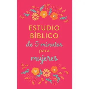 Women's 5-Minute Religious Bible Study Book, Spanish Edition - Concise and Efficient for Daily Use with 5-Minute Sessions