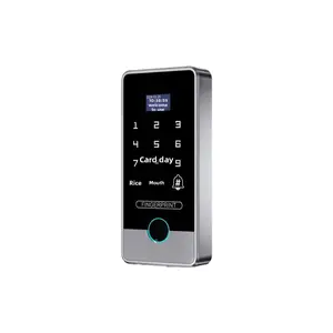 Waterproof Access Control System All in One Electromagnetic Lock Set Fingerprint Password Card Swipe Wooden Double Door Magnetic