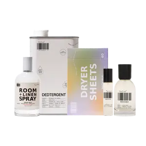 DedCool Almost Everything Set in Mochi Milk - Room & Linen Spray, Dedtergent, Dryer Sheets, Travel Spray & Full Size Fragrance