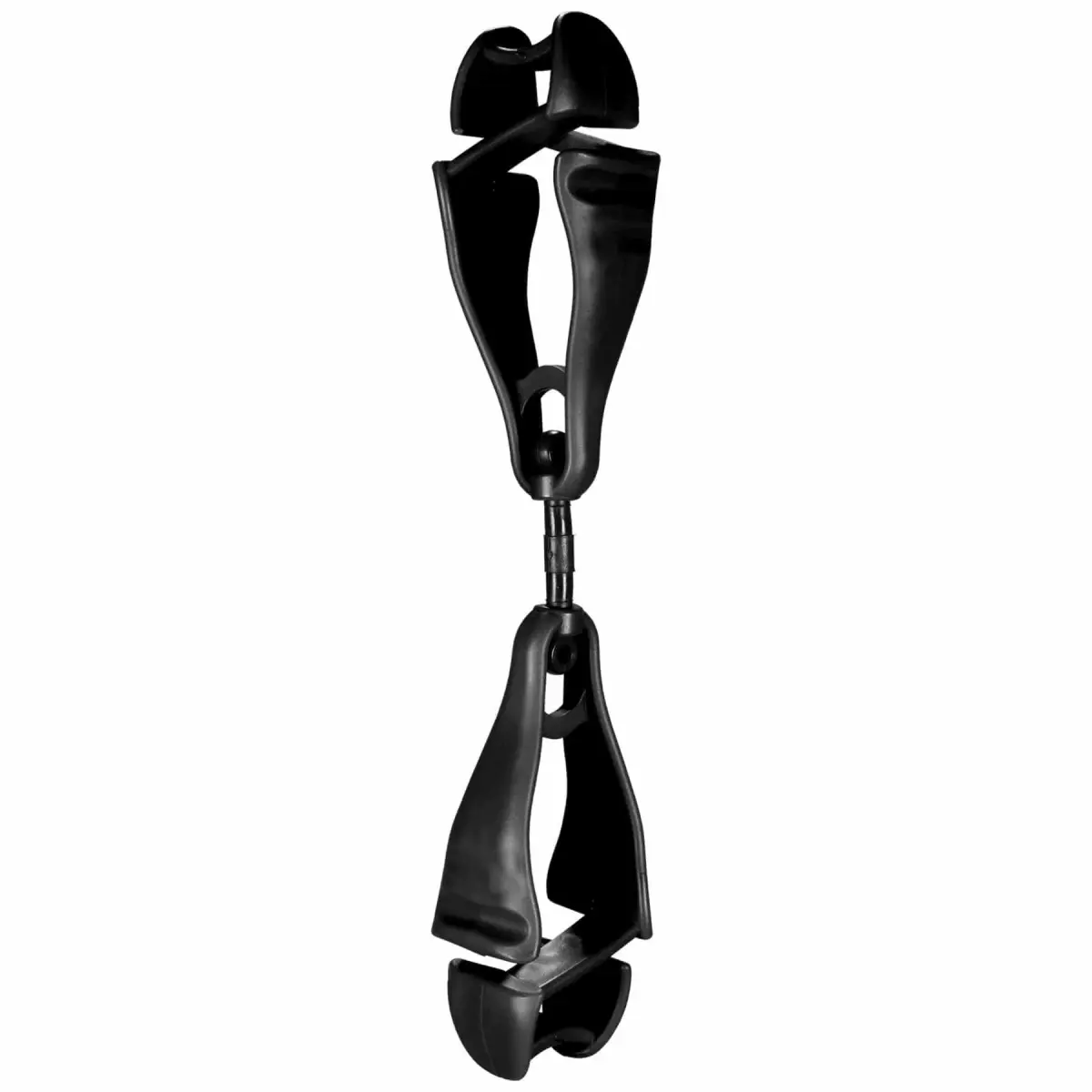 Squids 150-19412 3420 Swiveling Glove Clip Holder Dual Clips - Black