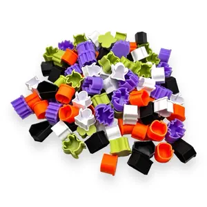 Halloween Themed Ink Caps - 100 Piece Medium Size Disposable Tattoo Ink Cups for Professional Artists