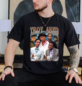Communiity Troy and Abed In The Morning T-shirt, Funny The Communityy , Troy Abed Retro Meme Tee, Funny Gift T-shirt