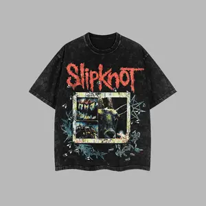 [$$$MANLIFE] Slipknot Mate Feed Kill Repeat Retro Unisex Washed T-Shirt – Slipknot Band 100% Heavyweight Cotton, 90s Records Rock Groove Metal Cotton Tee, Groove Metal Rock Band Shirt, Oversized Vintage Tee, Heavy Metal Merch, Gift for Rock Fans