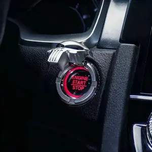 Skull Style Anti-Scratch Car Push Start Button Cover