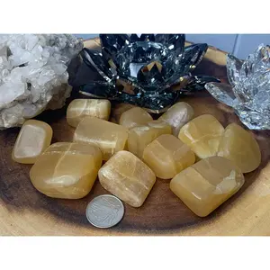 Honey Calcite Tumbles