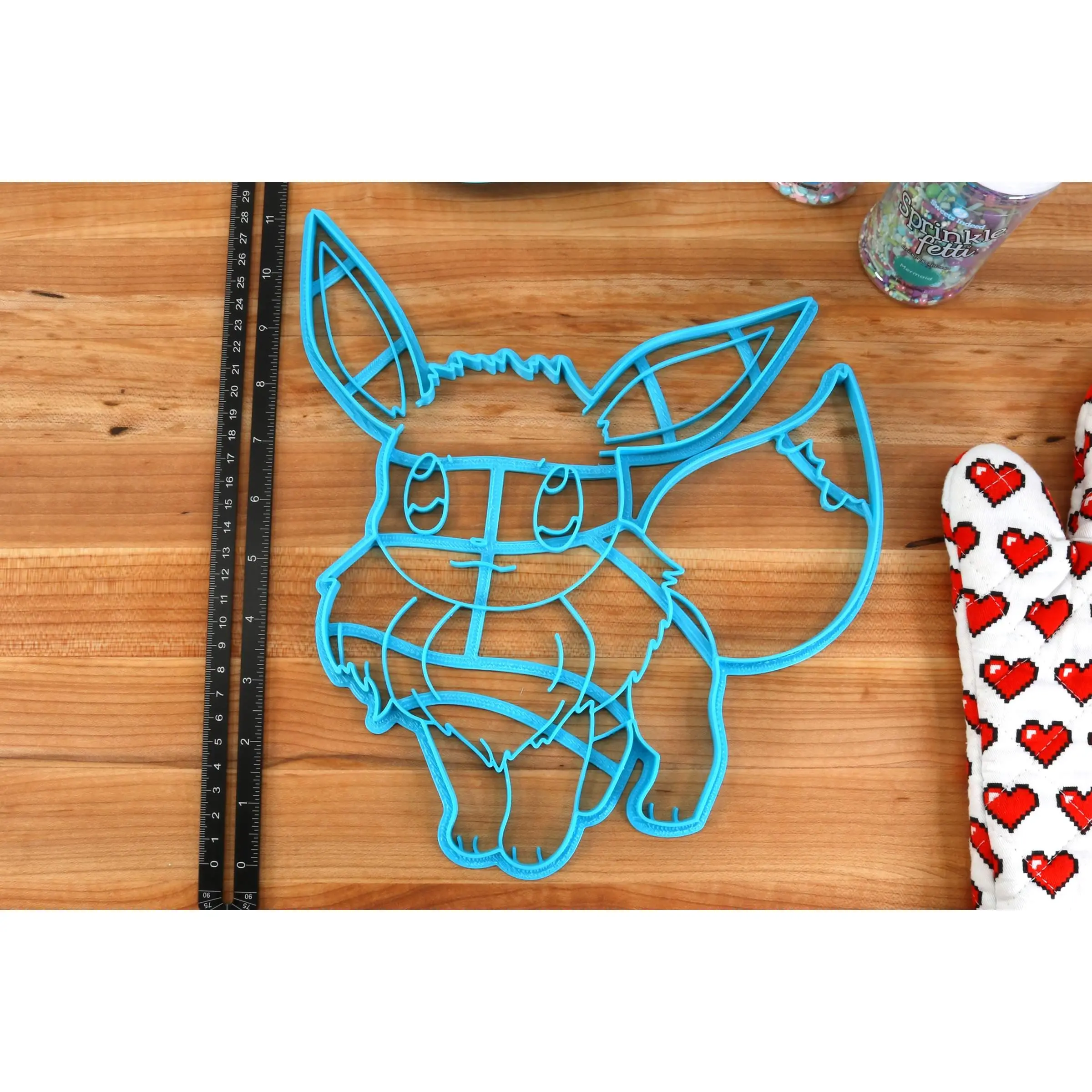 XL 12 Inch Eevee Cookie Cutter - Pokemon Large Cookies