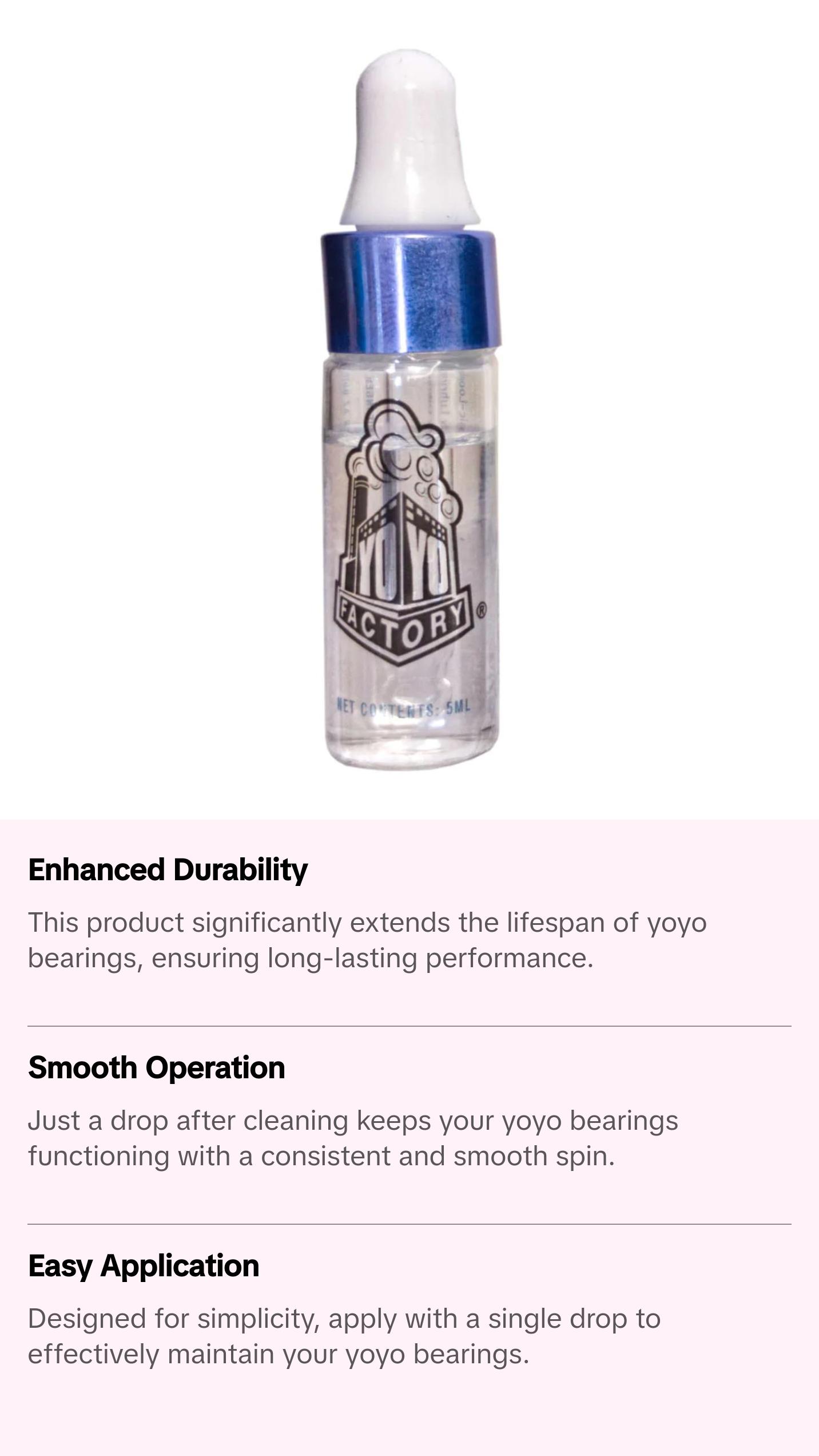 Long Spin Bearing Lube