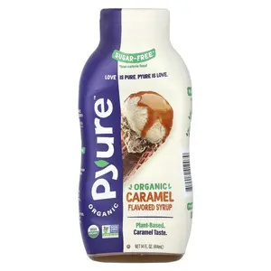 Pyure Organic Caramel Flavored Syrup, Sugar-Free, 14 fl oz (414 ml) Pyure Organic Caramel Flavored Syrup, Sugar-Free, 14 fl oz (414 ml)