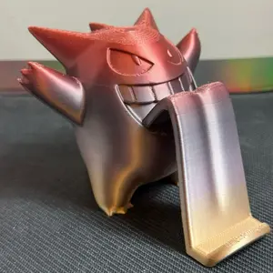 Gengar Cell Phone Stand Holder 3D Art Print