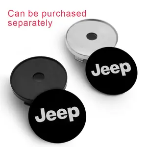 4Pcs 56mm 60mm Car Wheel Center Hub Caps Badge Rim Cover Emblem For Jeep Grand Cherokee Wrangler JK Gladiator Compass Renegade Patriot Liberty