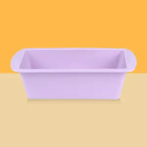 Silicone Toast Mold Mini Rectangular Cake Mould Home Use Easy Release Bread Tray High Temperature Resistant Baking Tool Silicone Loaf Molds