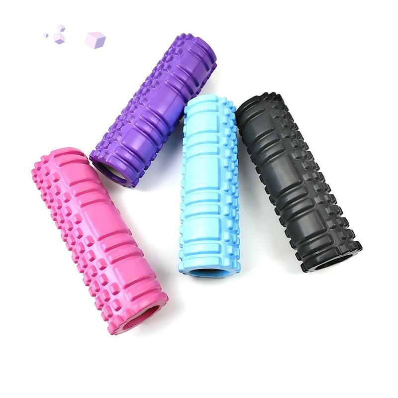 Mini EVA hollow yoga column, small diameter foam shaft, mace, relax the muscles of legs