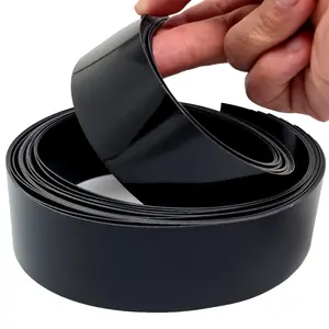 Strong & Wide Magnetic Borders for Classroom Whiteboard - Visible Magnetic Strips for Teachers (4 Designs Available) | Straight Plain - Black | 12 Strips of 24X1.5 Inch - 24 Feet Total