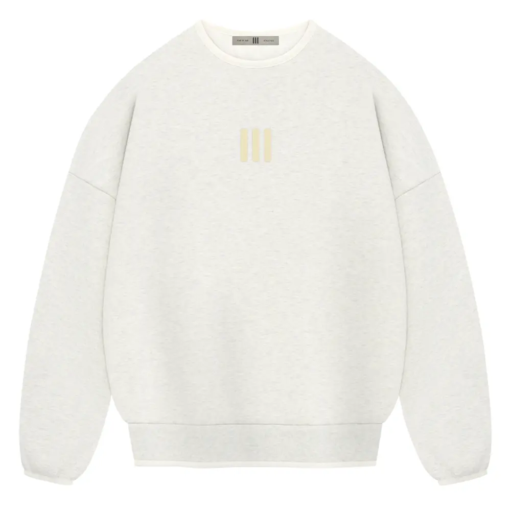 adidas Mens Fear Of God Athletics Crew Neck Sweatshirt Casual - White