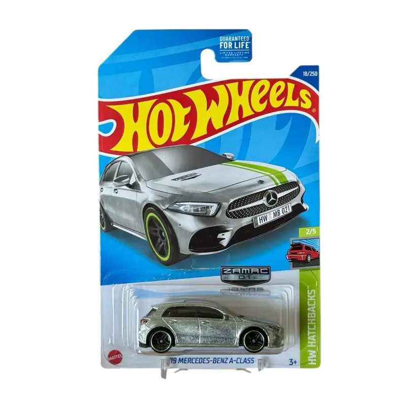New Hot Wheels 1/64 Scale '19 Mercedes-Benz A Class Zamac Edition Diecast Car, Model Cars, Collectible Hobbyist Toy Replica
