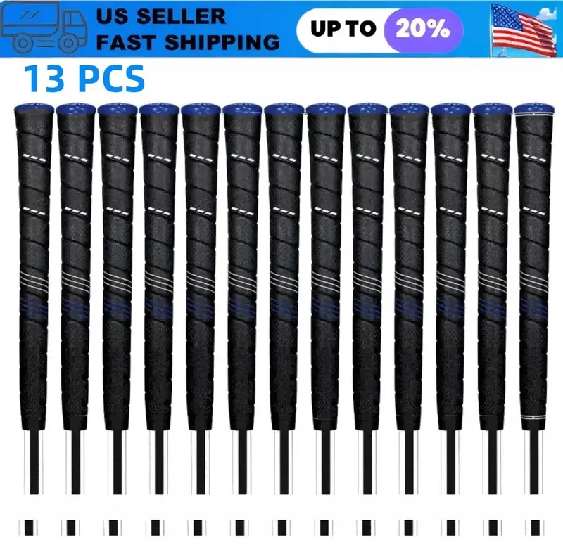 13 PCS NEW Blue CP2 Pro Rubber Grip Wrap Grip Golf Club Grip Golf Grip Anti-Slip