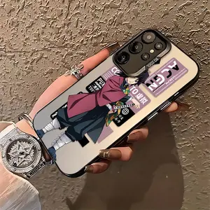 Hot-blooded anime D-Demon Slayers Protective Phone Case Suitable for Samsung Galaxy S26 S25 S24 A37 A57 A17 A07 A56 A26 A36 A55 A35 A06 A16 A05 A14 A24 A34 A54 A15 A05s A04e A25 S23 S22 S21 S20 FE Ultra Plus Edge 4G 5G Anti Fall Matte Back Cover