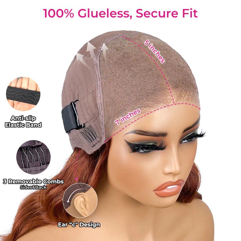 【NEW ARRIVAL】ISEE Pre-Styled Butterfly Cut Layer Blonde & Orange Human Hair Wigs Pre Bleached Mini Knots Pre-Cut 7x5 Lace Wig#TikTokShopHolidayHaul