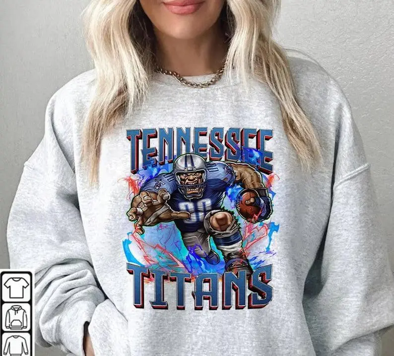 Tennessee Football Sweatshirt, Vintage 90s Football Sweatshirt, Made In USA, Gift For Football Fan