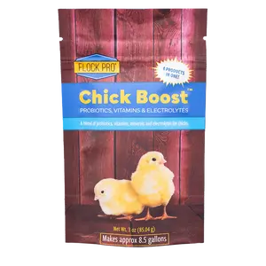 Animal Health Solution Flock Pro Chick Boost – Probiotics, Vitamins, Minerals & Electrolytes Supplement for Chicks, 3 oz Makes 8.5 Gallons, Digestive & Immune Support