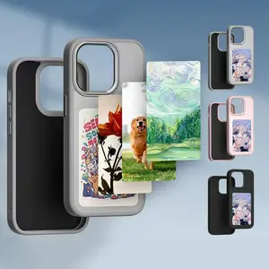 Smart NFC Phone Case, DIY Customized Photo Instant Display Phone Case, Fashionable Smart Phone Case for iPhone 13 14 15 16 16 Plus 16Pro Max, Protector