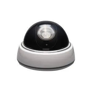 SABRE Fake Dome Security Camera with Blinking Red LED Light for Night Visibility & Easy Installation, Wireless CCTV Dummy Camera for Home & Office Protection