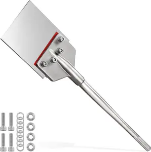 6 in SDS Max Floor Scraper for SDS Max Rotary Hammer Drill, Heavy Duty SDS Max Chisel Bits for Demolition Hammer, 24 in Long Handle and Heavy Duty , Tile  for Ceramic Mortar