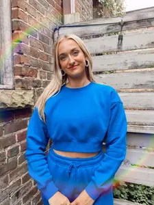 The Fleece Bunny Crop Pullover