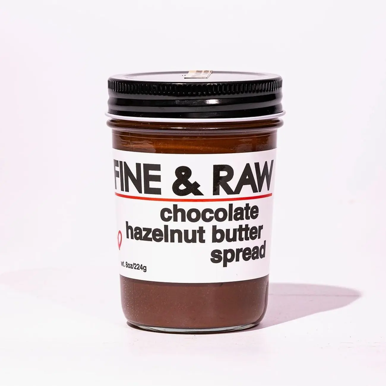 Fine & Raw Chocolate Hazelnut Butter Spread 8 Ounce – Clean Ingredients, Vegan, and Organic Chocolate Hazelnut Spread, Healthy Chocolate Hazelnut Spread (Chocolate Hazelnut)