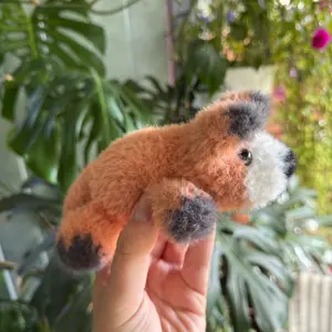 Handmade Baby Fox Plushie – Adorable Crochet Amigurumi Animal Toy